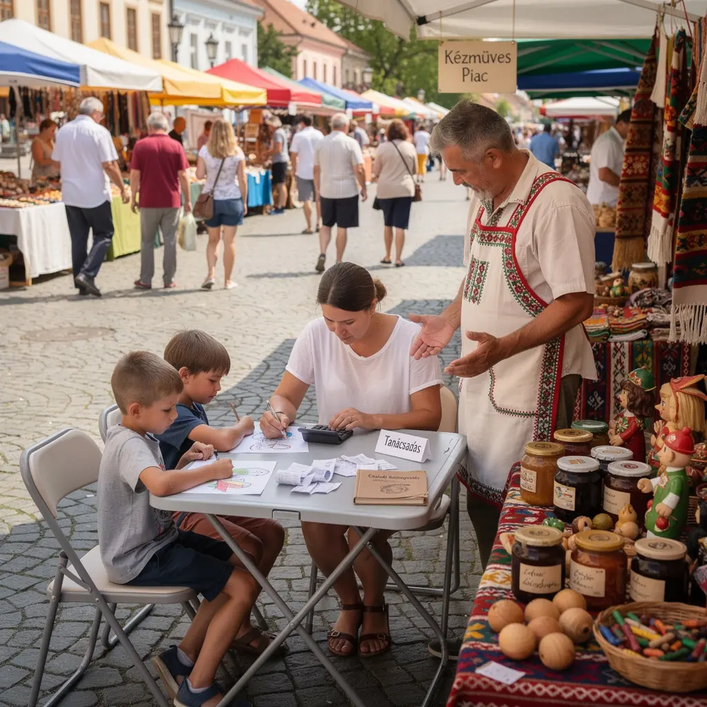 Családi költségvetés tervező eszköz képe, amely segít a pénzügyi célok elérésében.